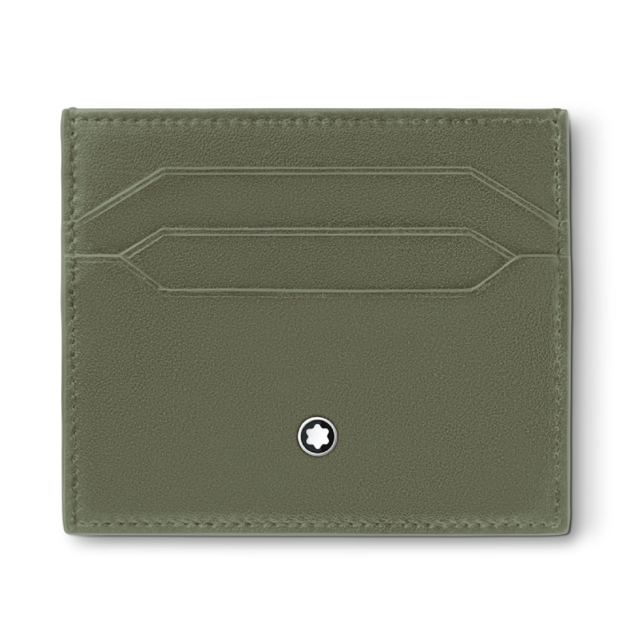 MONTBLANC Meisterstück Clay Card Holder 6cc | Deep-Shine Leather