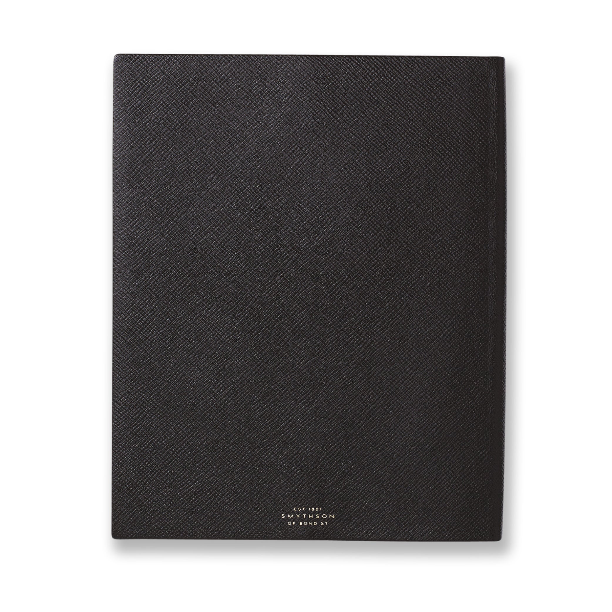 Portobello Notebook in Black Panama