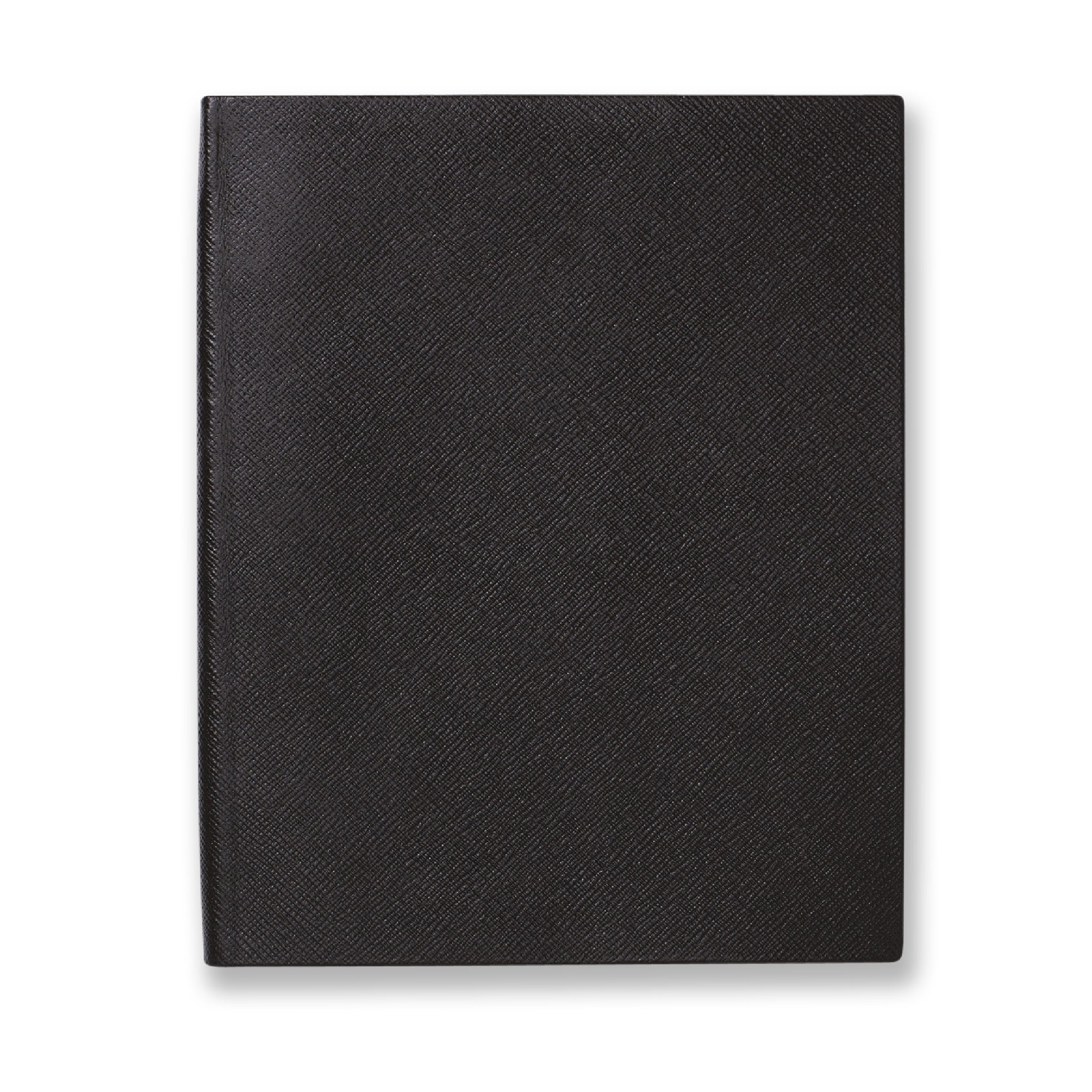 Portobello Notebook in Black Panama