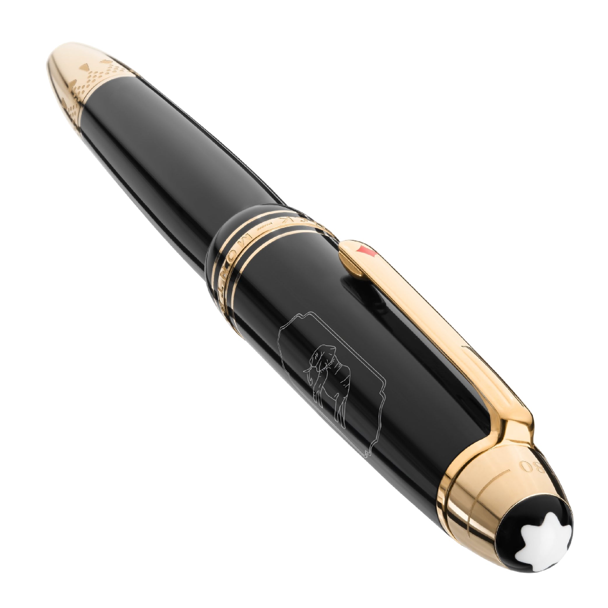 Meisterstück Around the World in 80 Days Black LeGrand Rollerball