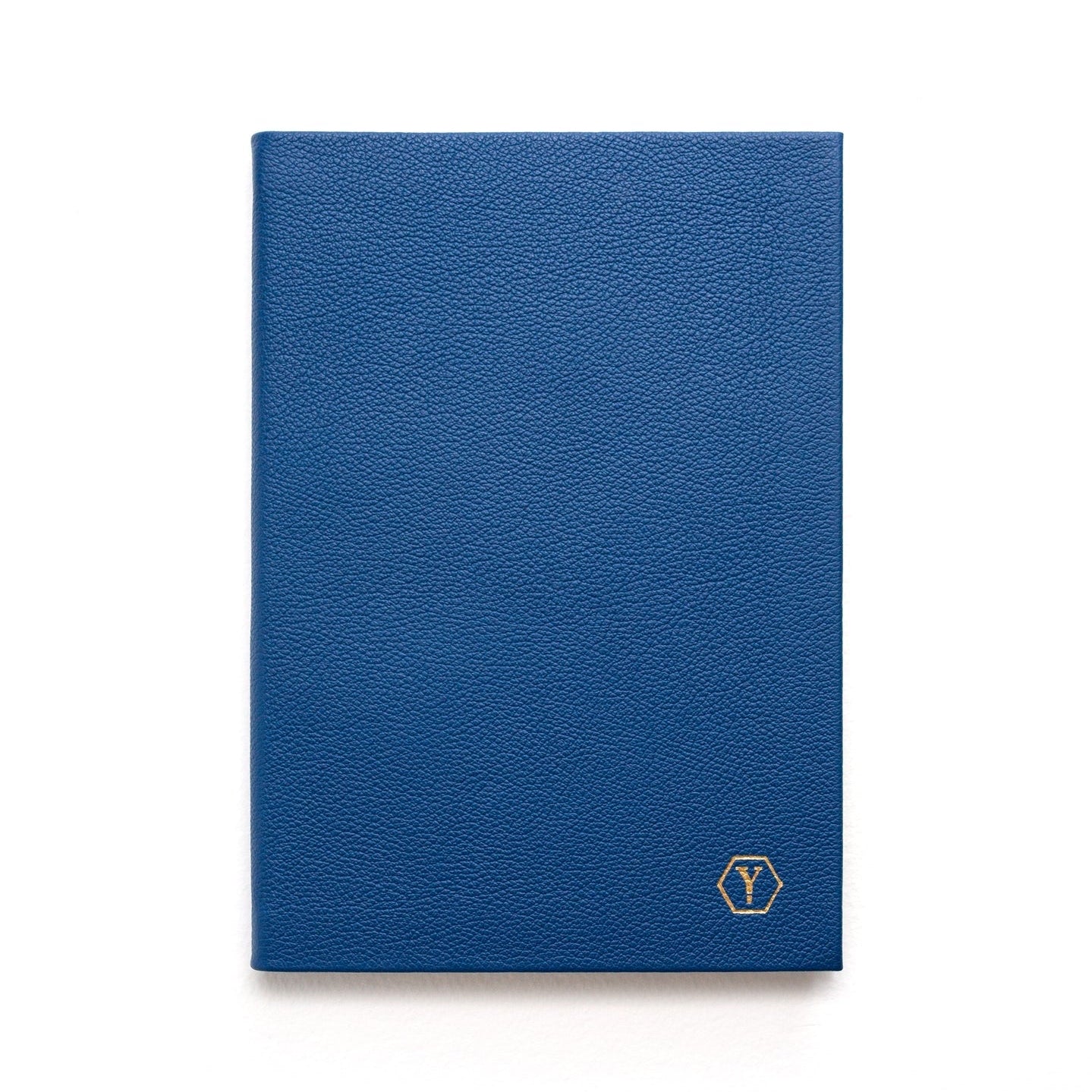 Sampson A5 Luxury Leather Navy Blue Notebook