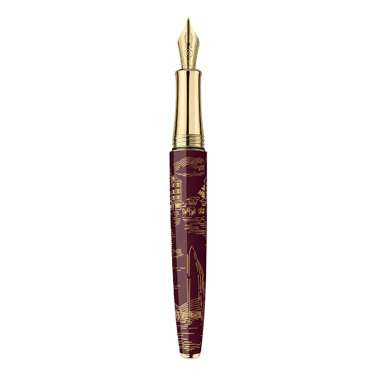 Leman Toile de Jouy Bordeaux Limited Edition 60 Fountain Pen