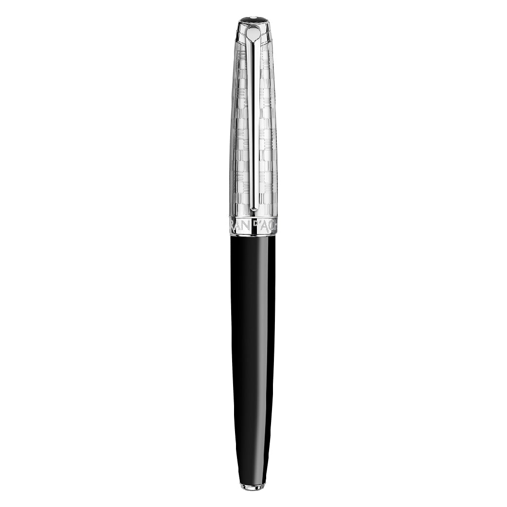 CARAN D'ACHE_Leman Damier Black Special Edition Fountain Pen Set_Full Pen Picture