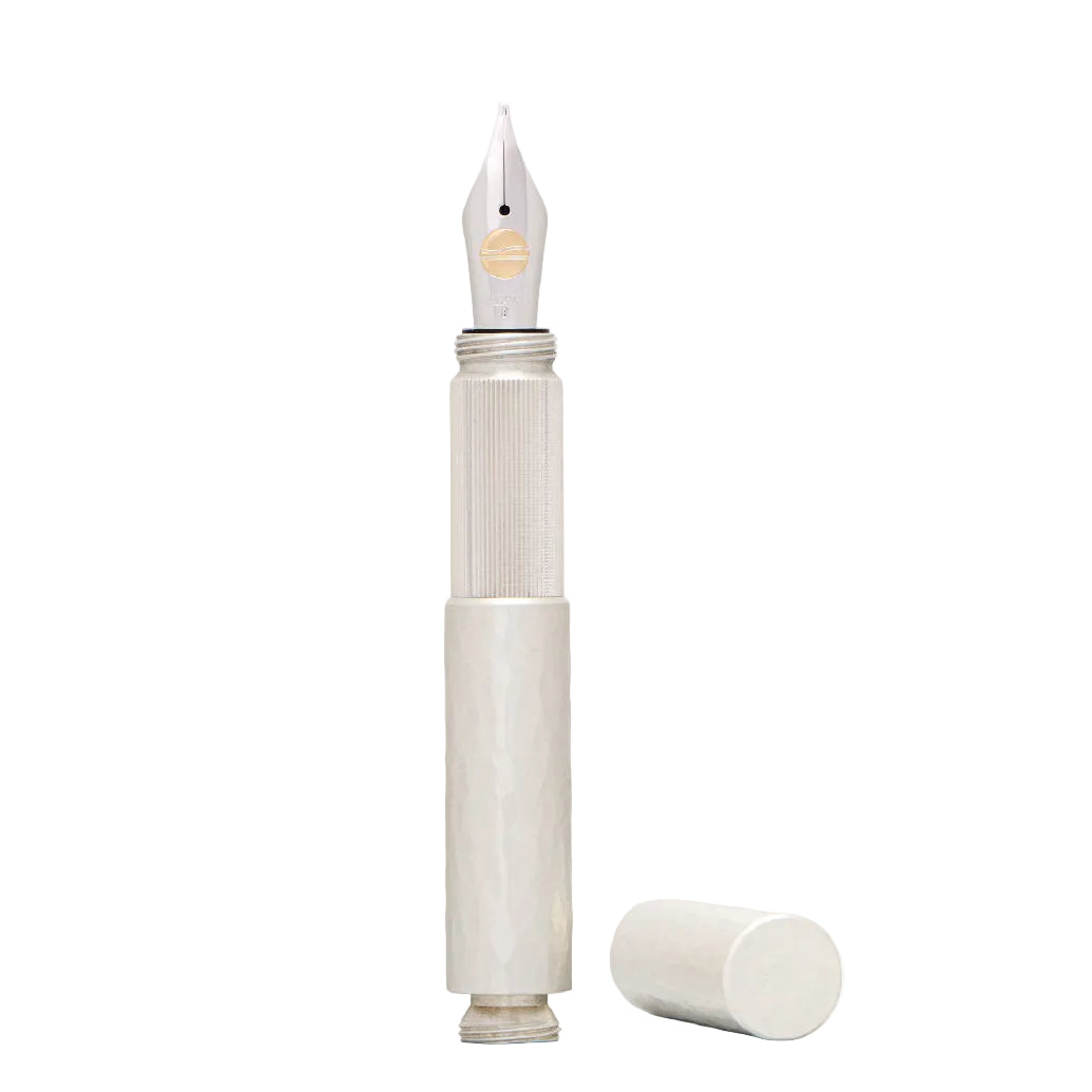 Pocketmaster Hammered Solid 935 Silver Special Edition Fountain Pen