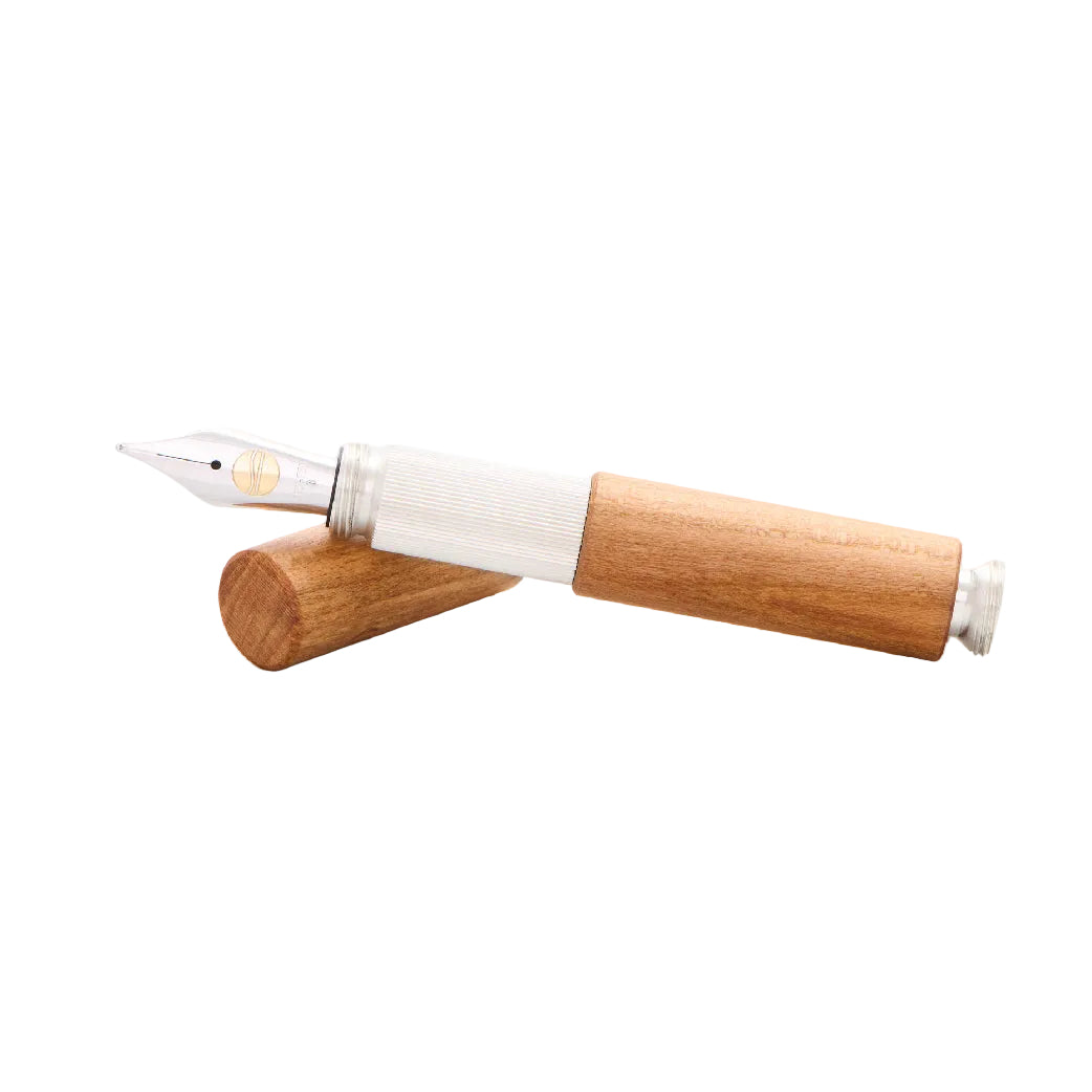 Pocketmaster Walnut & SIlver Fountain Pen