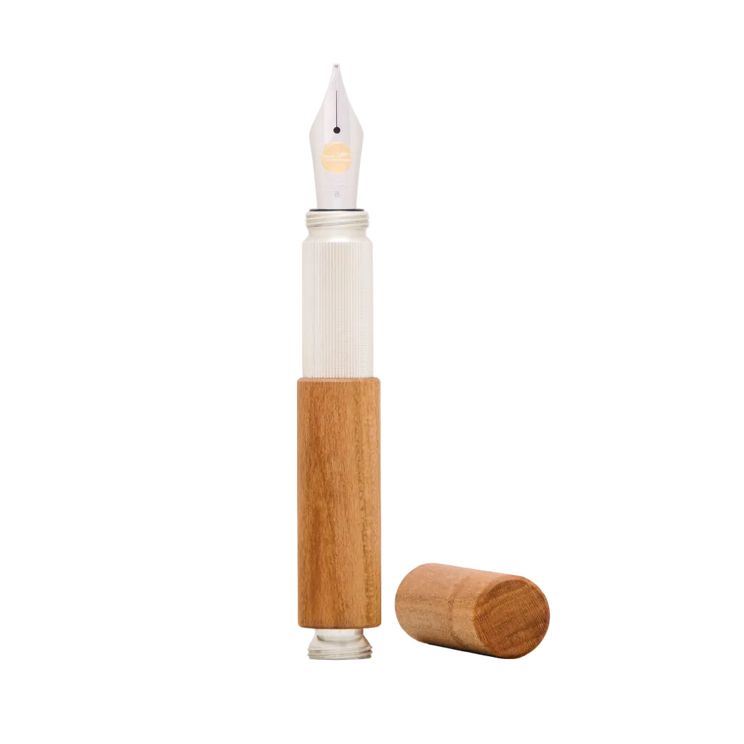Pocketmaster Walnut & SIlver Fountain Pen