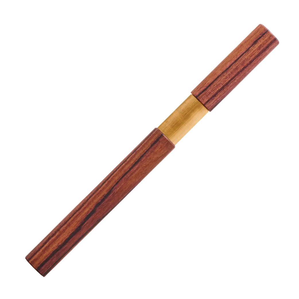 Shortcap Kingswood & Brass Fountain Pen