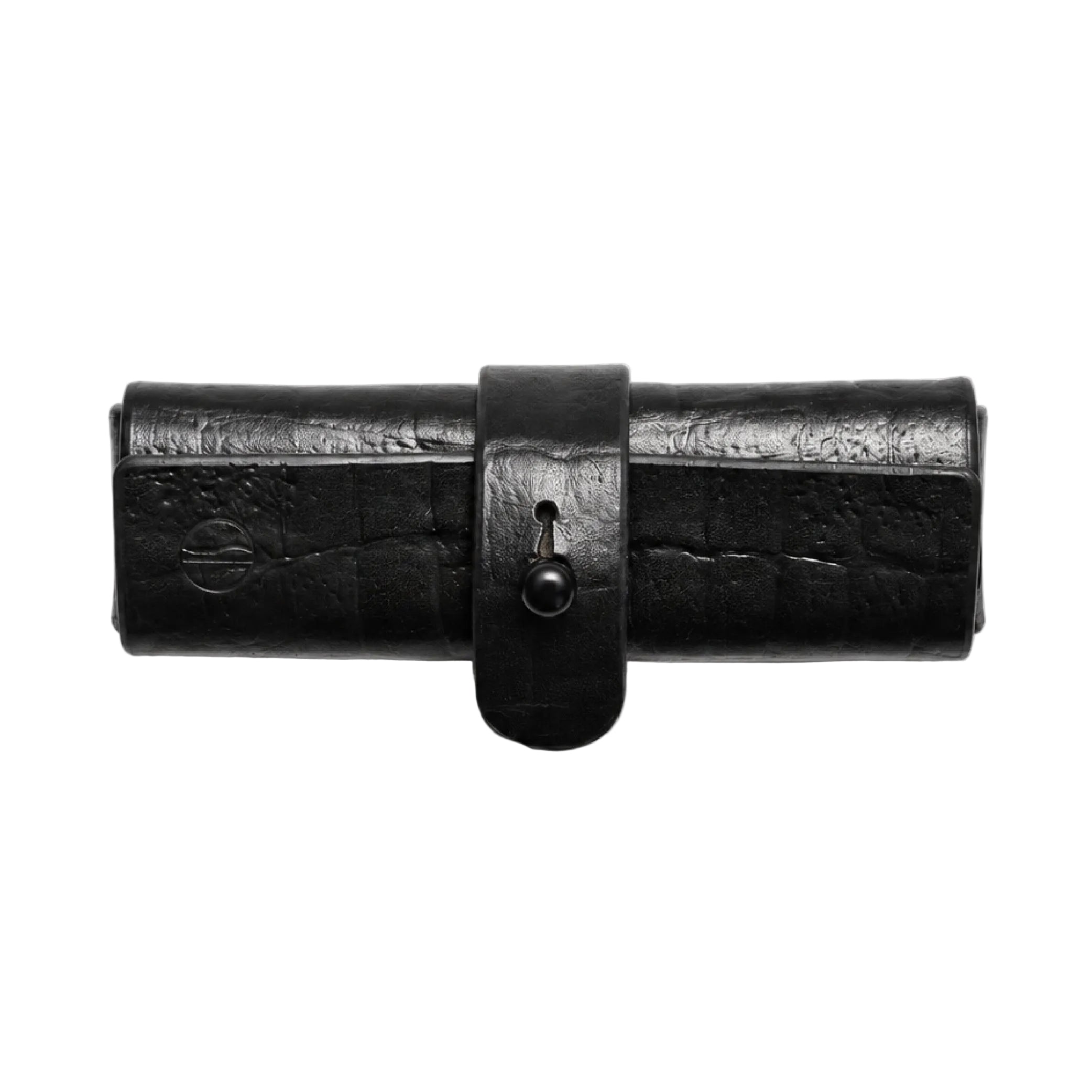 Pocketmaster Black Crocodile Leather Pen Pouch