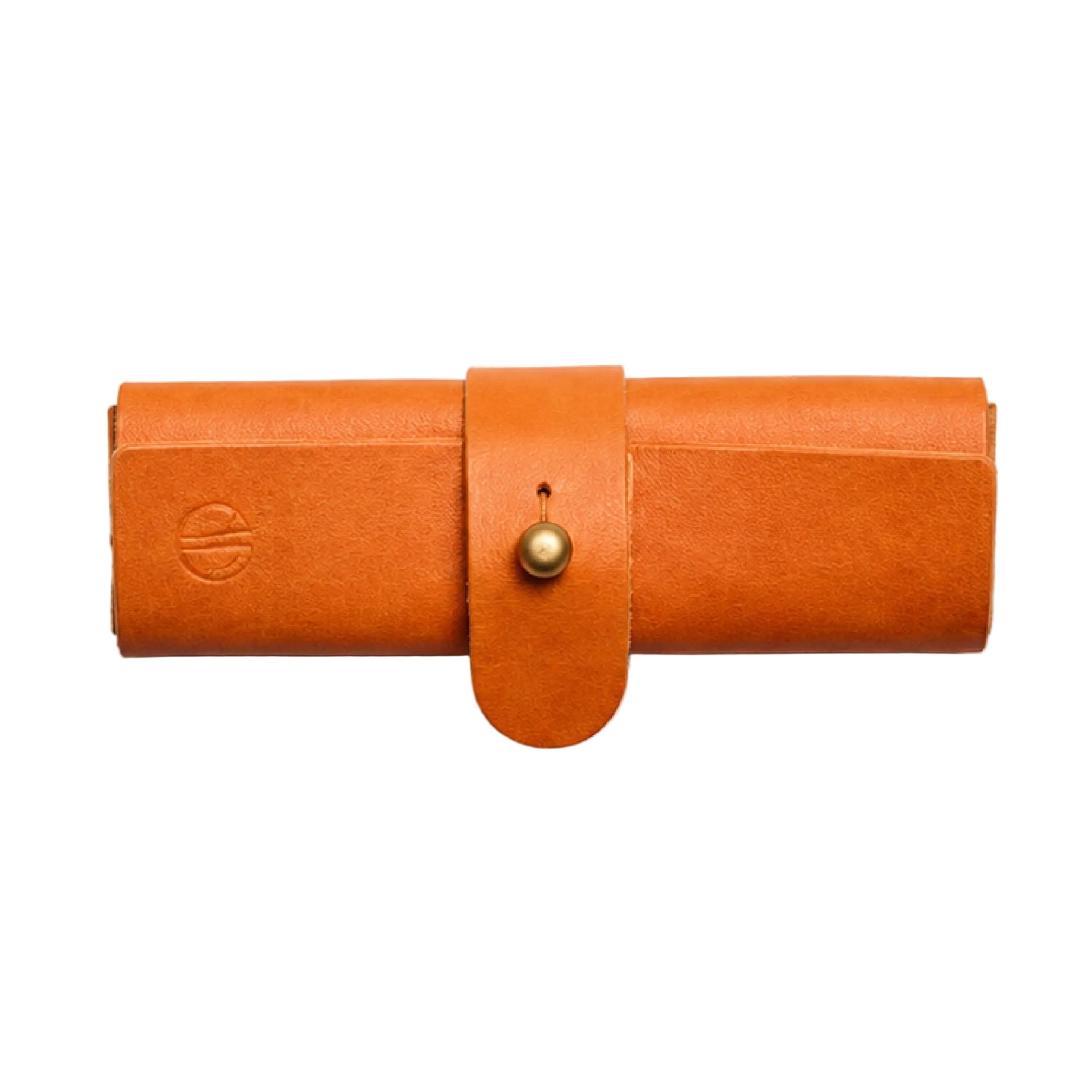 Pocketmaster Cognac Smooth Leather Pen Pouch