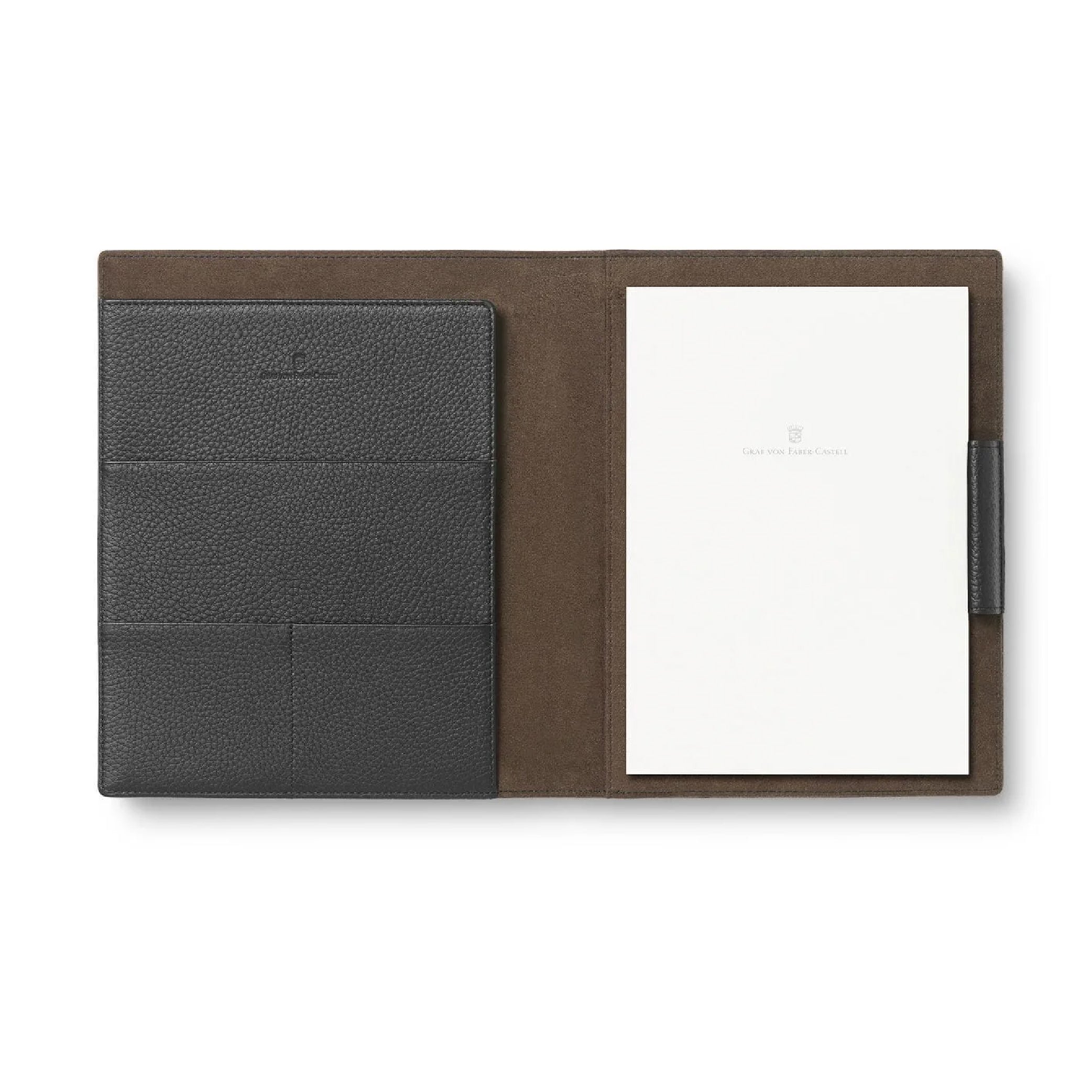 Writing case A5 in Black Cashmere