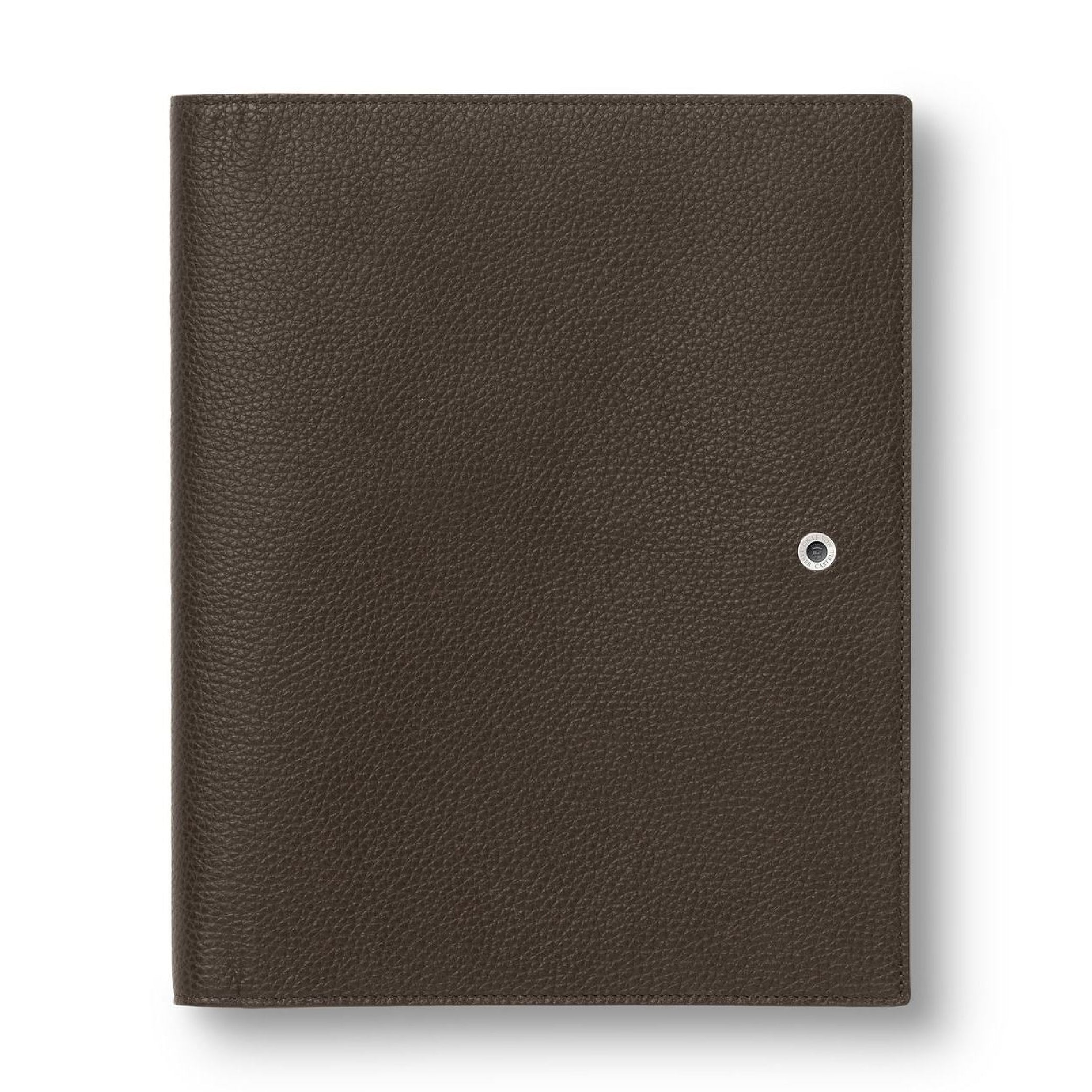 Writing case A5 in Dark Brown Cashmere
