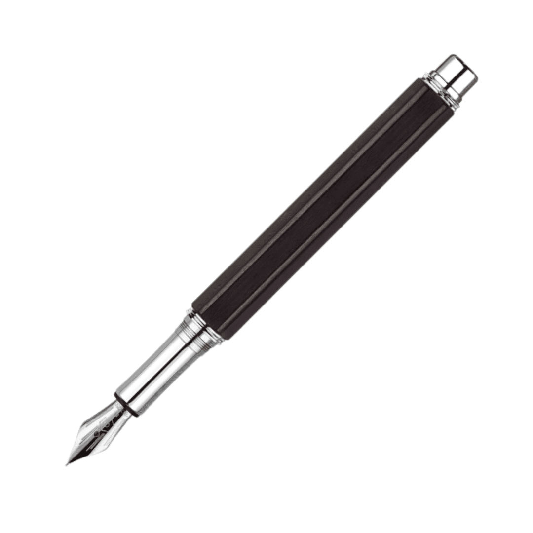 Varius Ebony Silver Fountain Pen