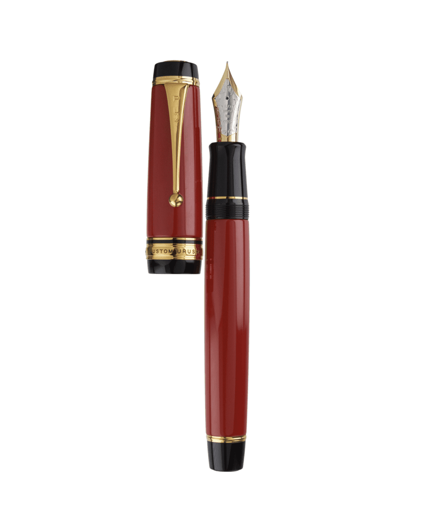 Custom Urushi Vermillion Fountain Pen