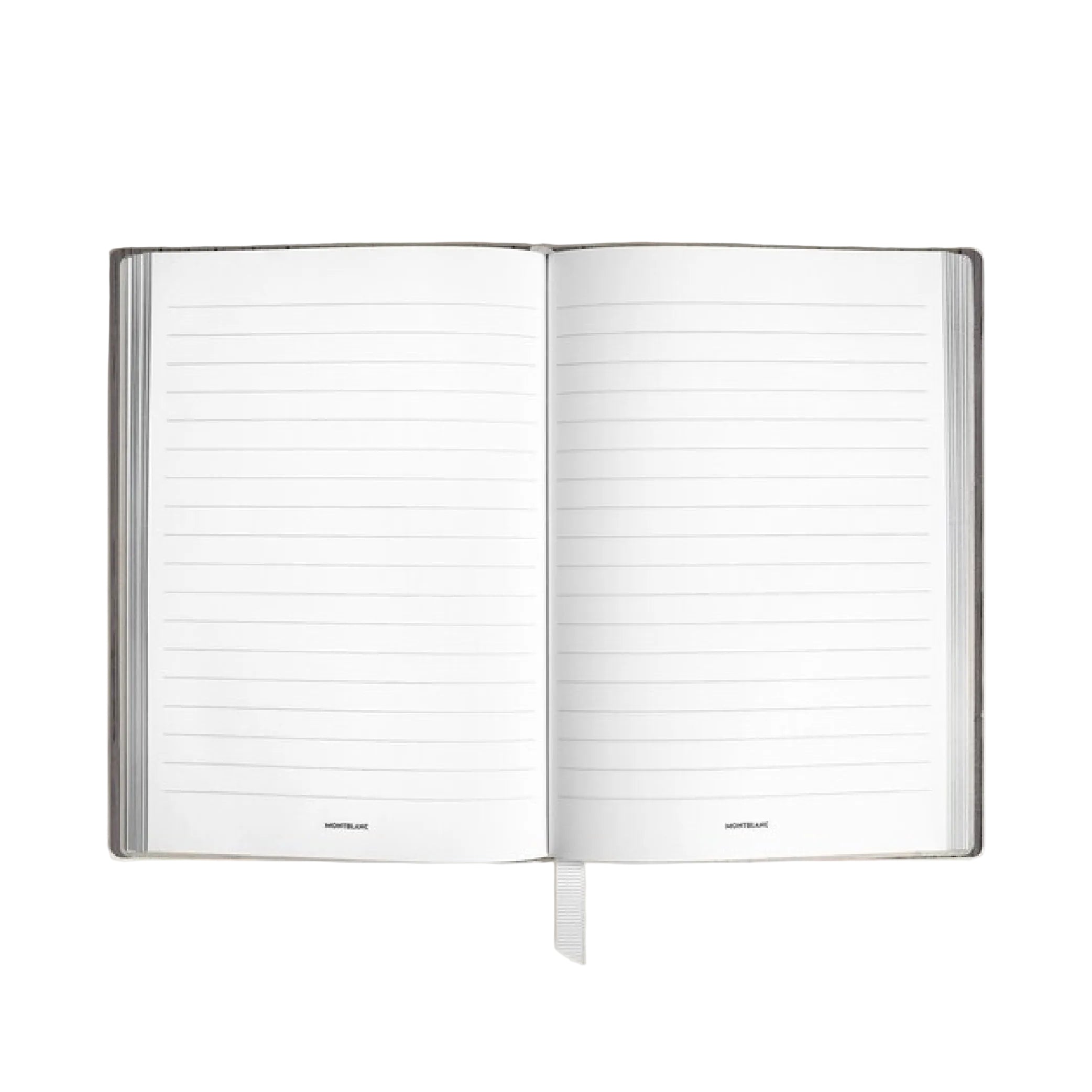 Medium Notebook in Corteccia Warm Grey Leather, Lined