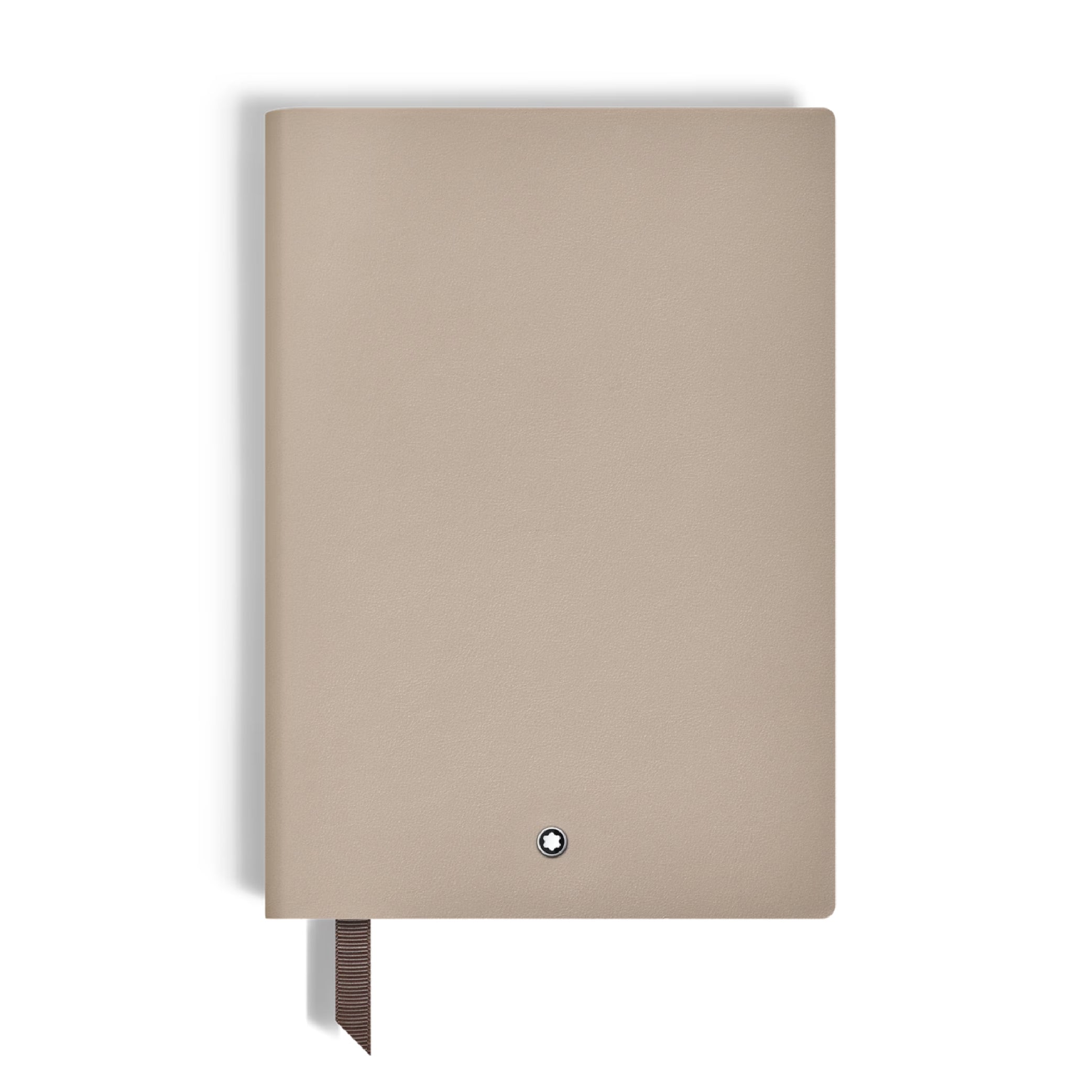 Medium Notebook in Dusty Grey Soft Leather, Lined