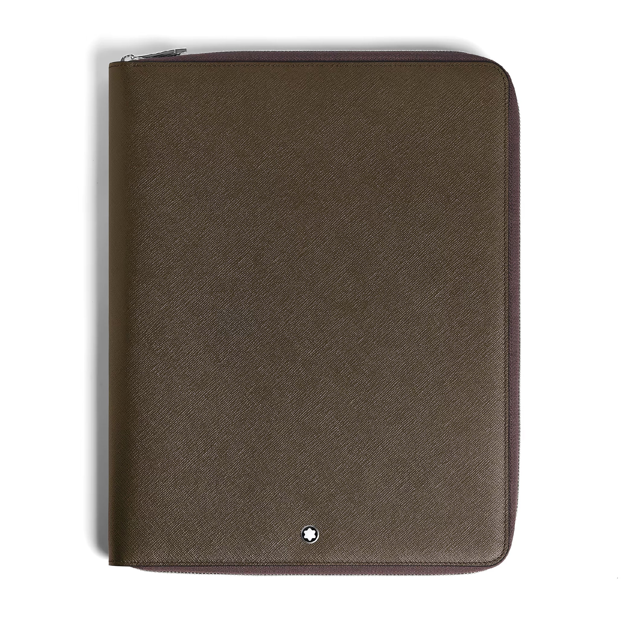 Sartorial Medium Khaki Notes Holder with Zip
