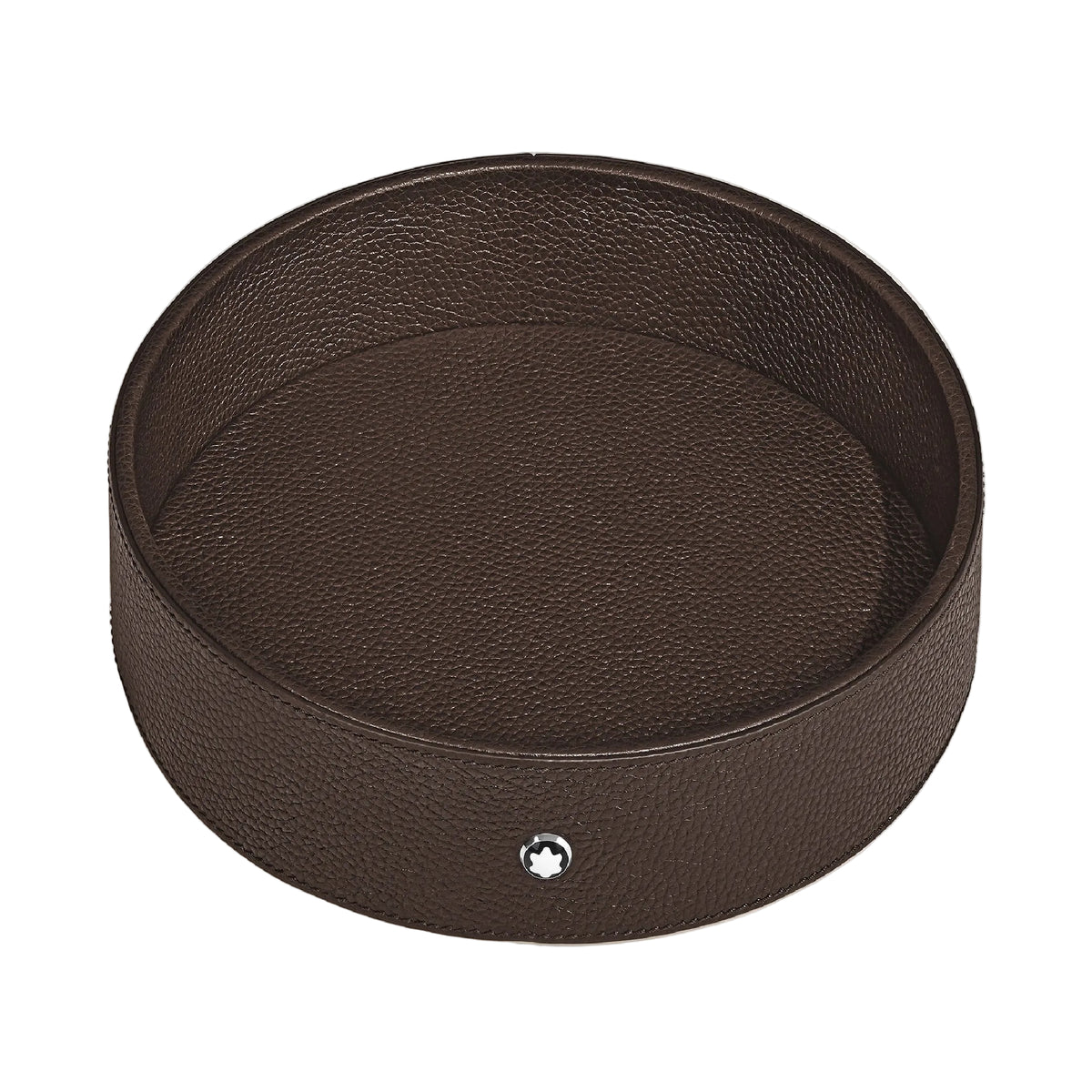 Ebony Large Desk Tray in Grain Leather