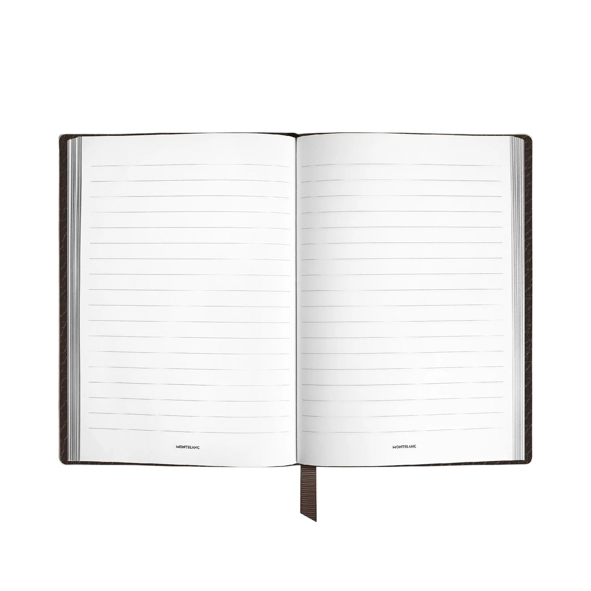Small Notebook in Ebony Grain Leather, Lined
