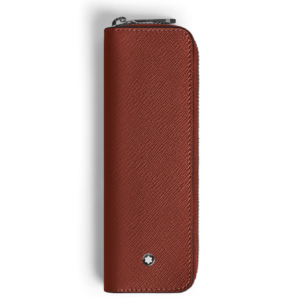Sartorial 1 Pen Pouch Zip Red Oak