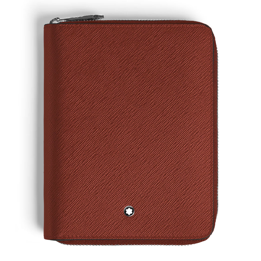 Sartorial 5 Pen Pouch Zip Red Oak