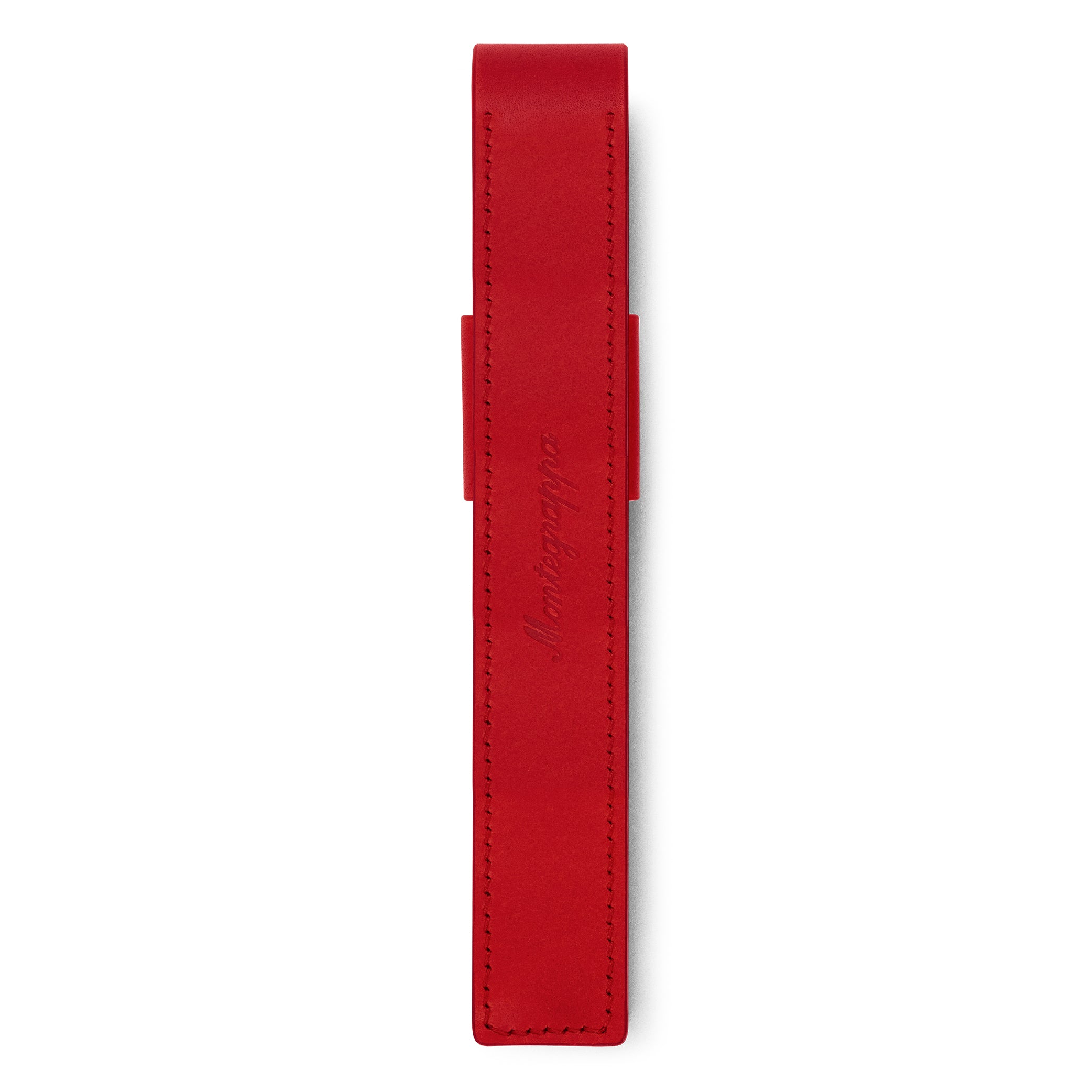 Red Palladium-Plated Pen Pouch