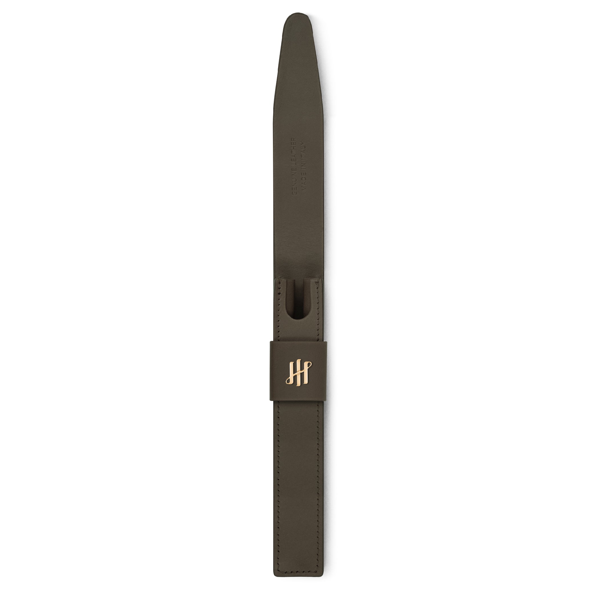 Green Gold-Plated Pen Pouch