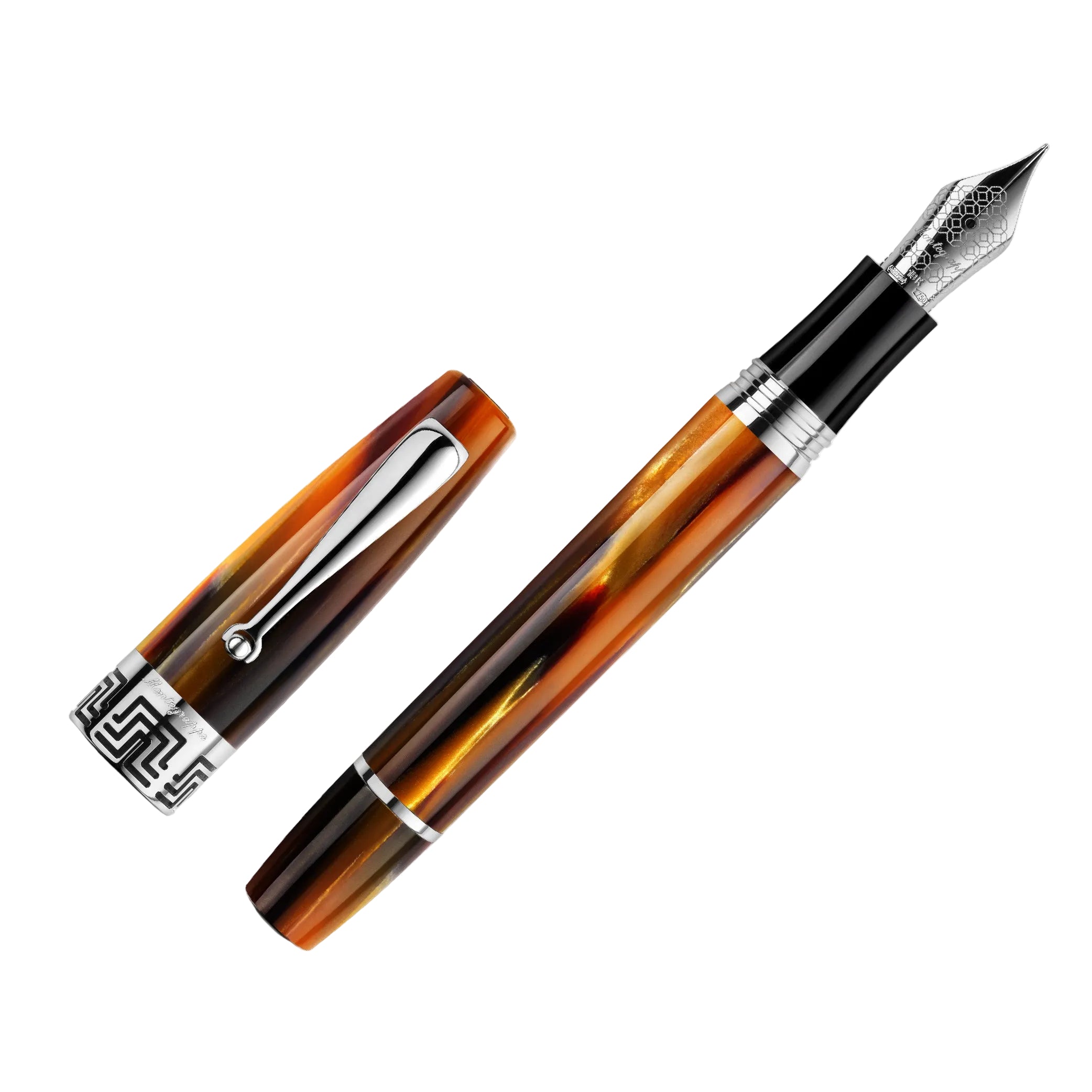 MONTEGRAPPA_Extra 1930 Edition 2021 Turtle Brown Fountain Pen