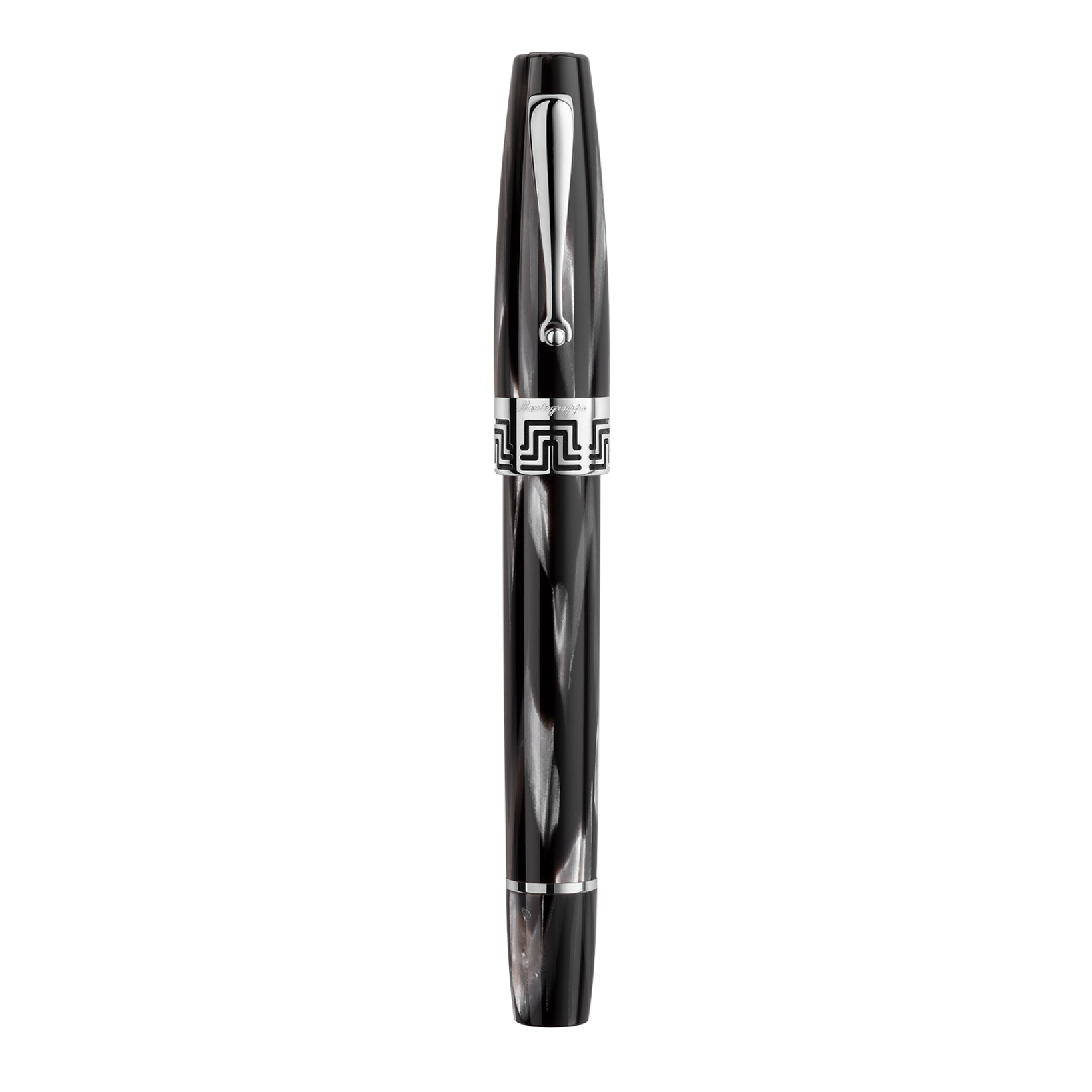 MONTEGRAPPA_Extra 1930 Edition 2021 Black & White Rollerball_Full Pen Picture
