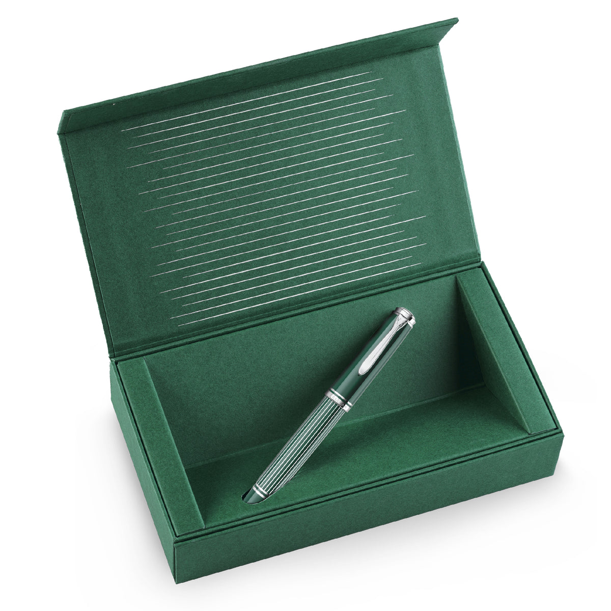 Souverän M815 Metal Striped Green Special Edition Fountain Pen
