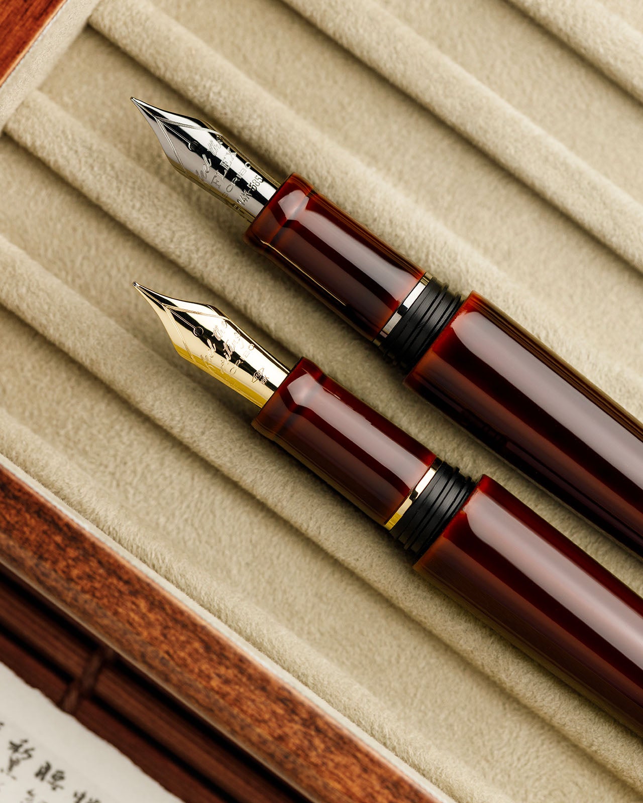 Piuma Hane Tamenuri Ruthenium Limited Edition Fountain Pen
