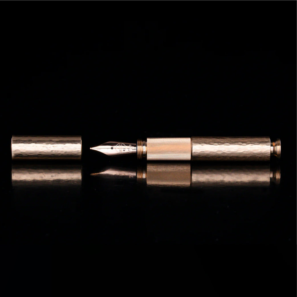 Pocketmaster Hammered Solid Rose Gold Limited Edition Fountain Pen