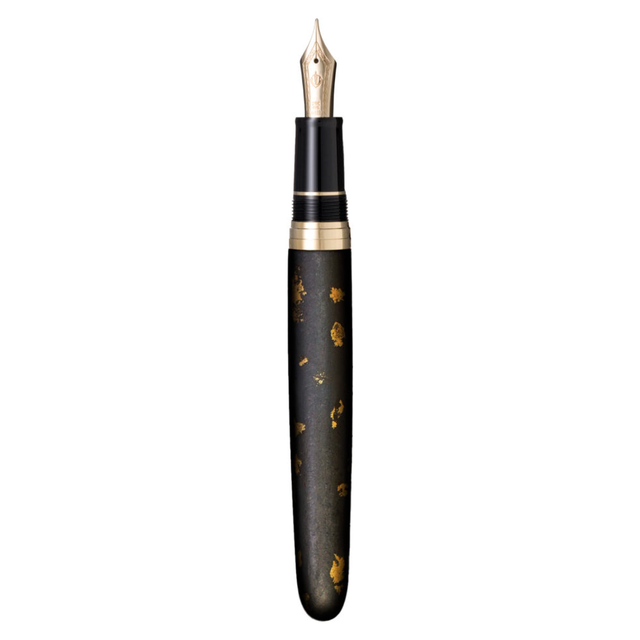 Traditional Japanese Lacquer Art Nawate Haku-chirashi Koh Fountain Pen