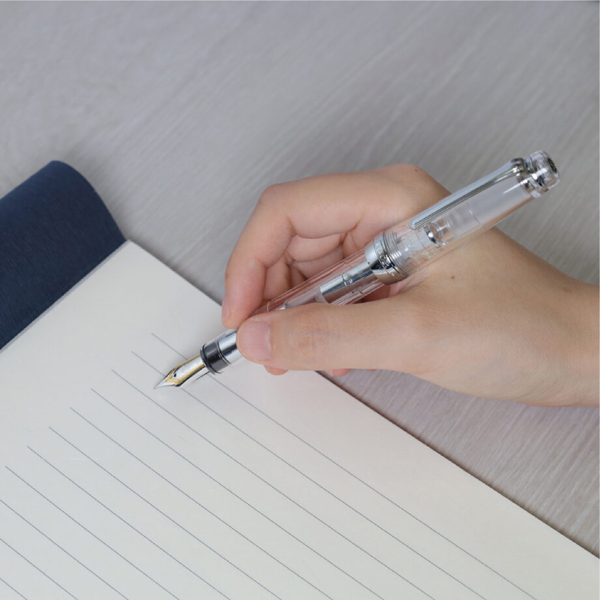ProfessionalGear Demonstrator Silver Trim Fountain Pen