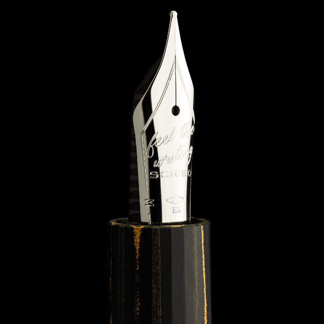 SCRIBO_Flow Memoria Limited Edition Fountain Pen_Nib Detail