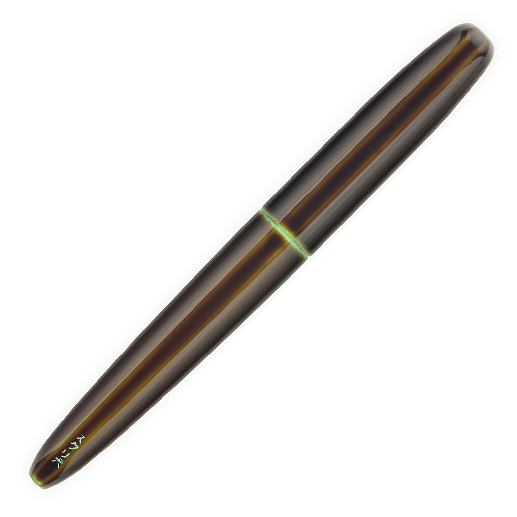 SCRIBO_Piuma Hane Tamenuri Toruko Yellow Gold-Ruthenium Limited Edition Fountain Pen