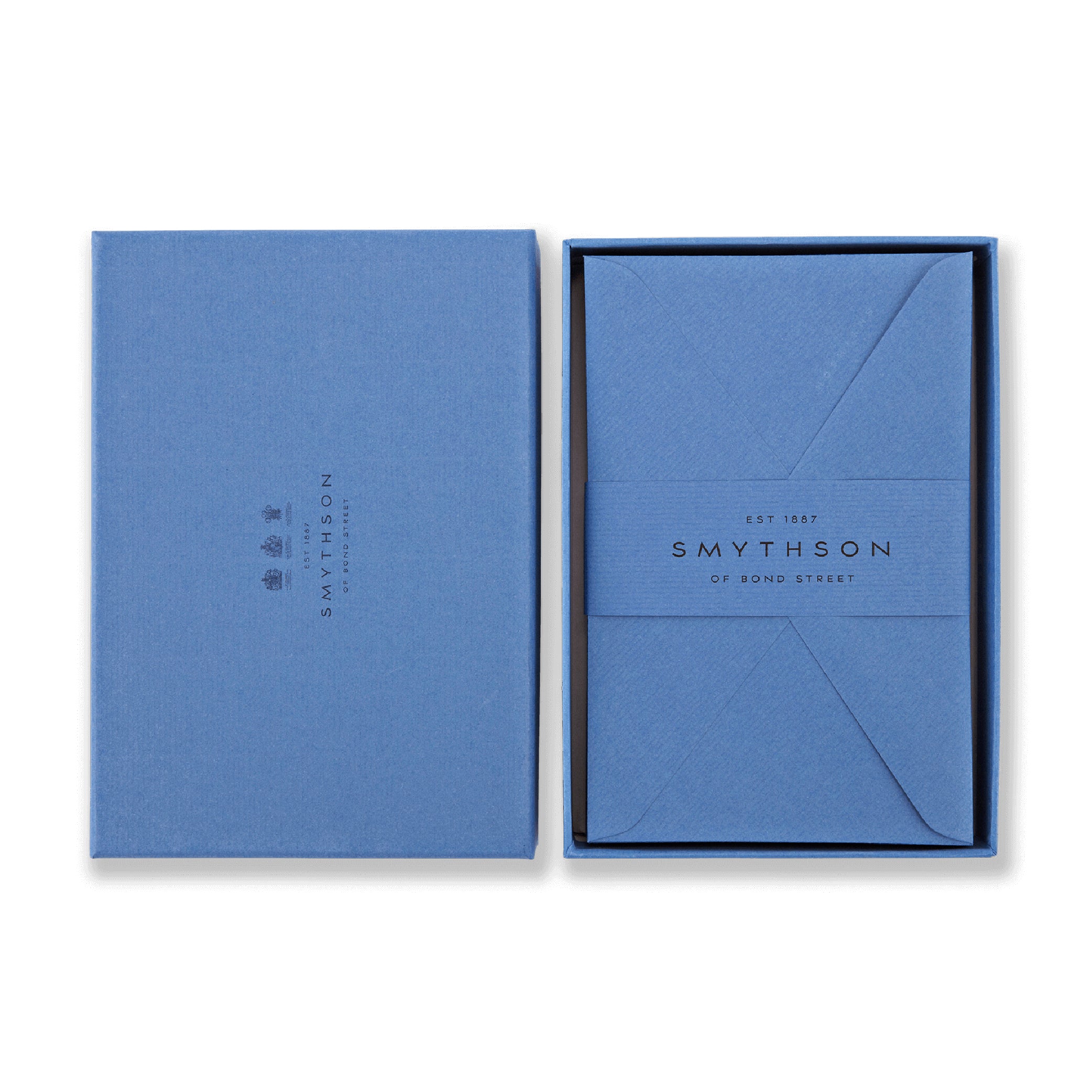 SMYTHSON_King Envelopes Nile Blue_Packaging Picture