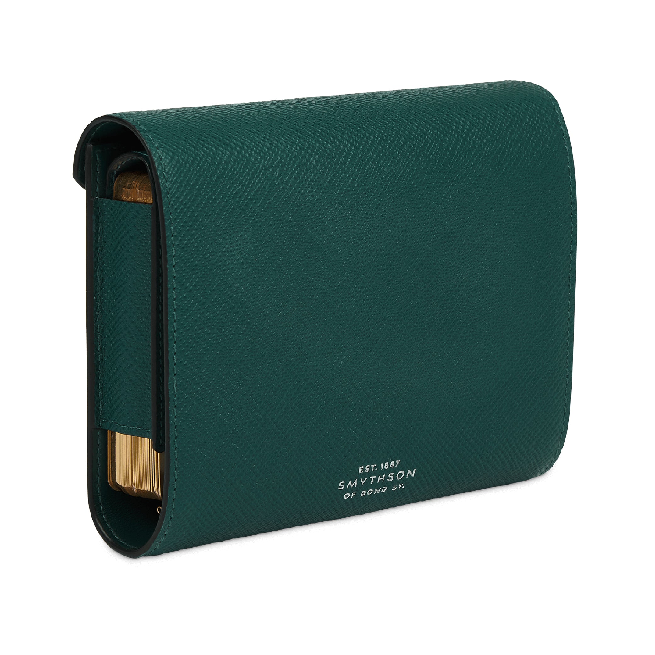 SMYTHSON_Double Playing Cards Case in Forest Panama_Back Picture