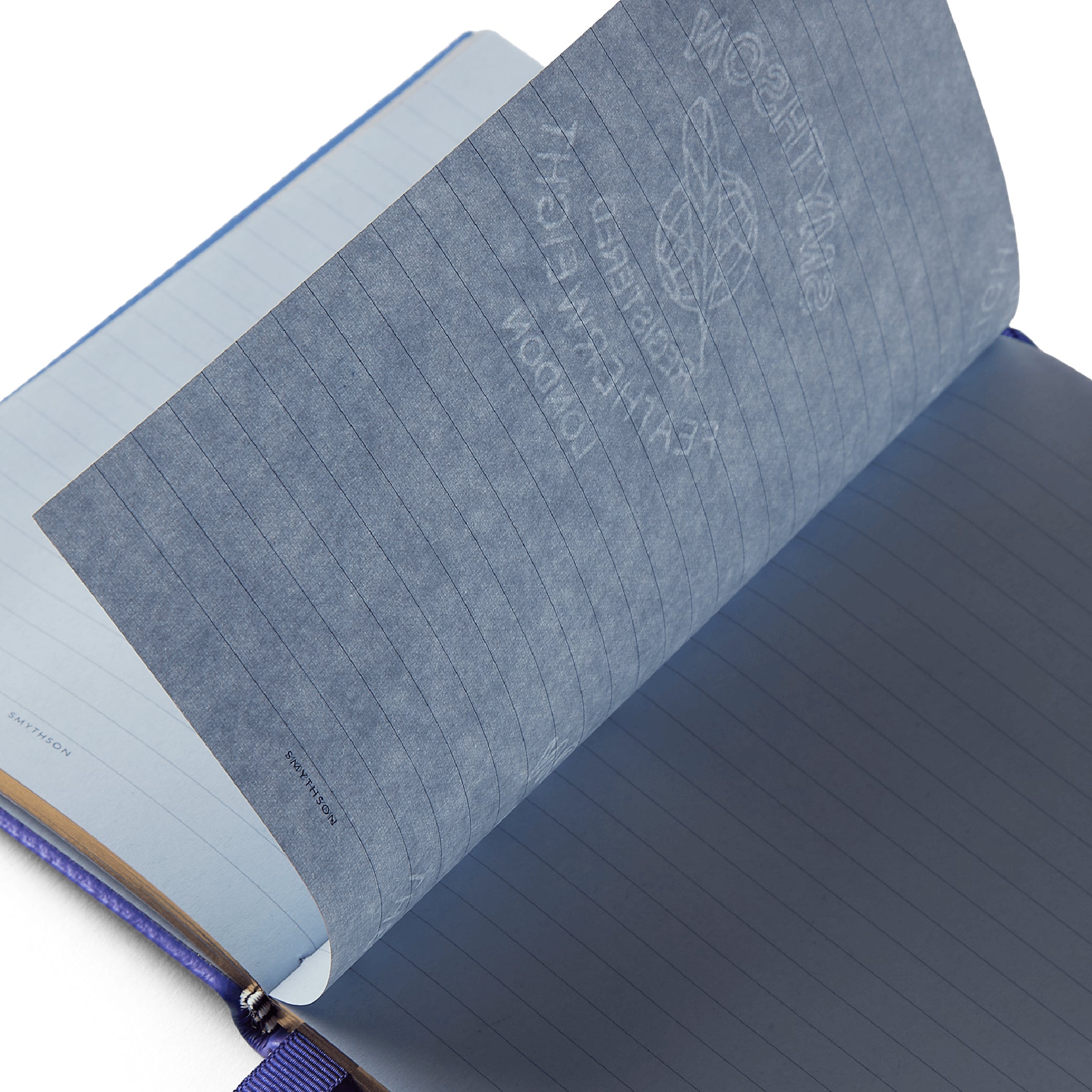 SMYTHSON_Chelsea Notebook in Ultra Violet Panama_Paper Detail
