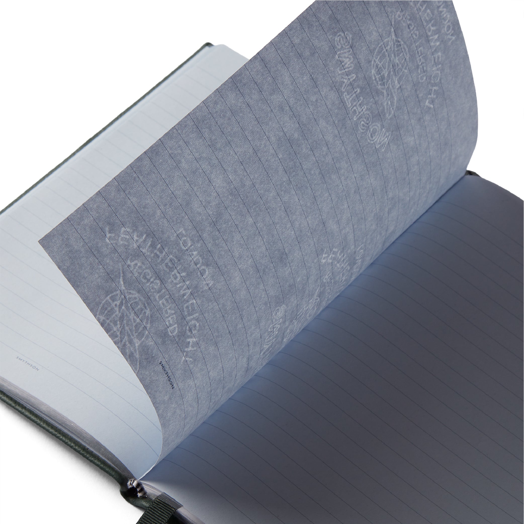 Soho Notebook in Slate Green Panama