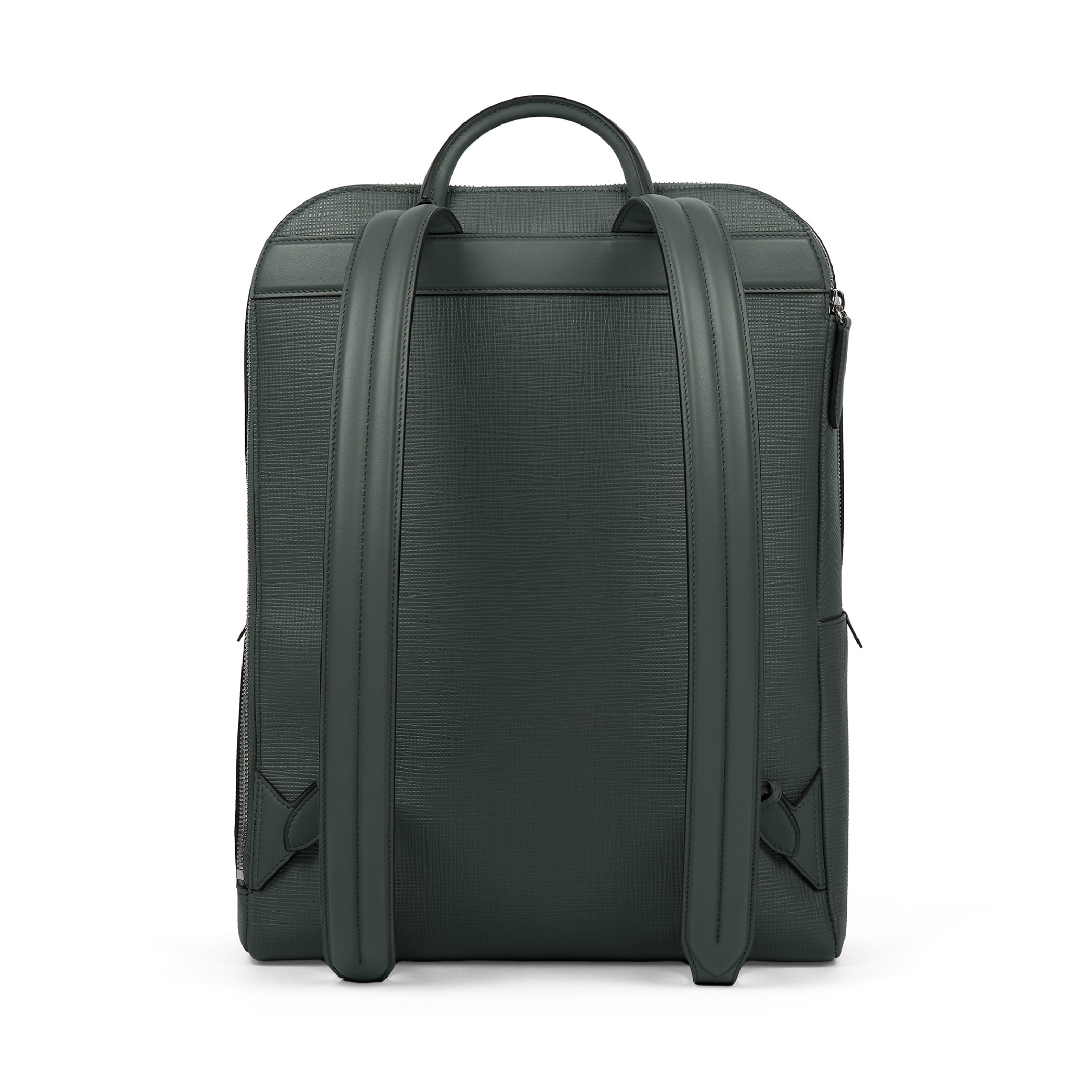 Zip Around Backpack in Slate Green Panama