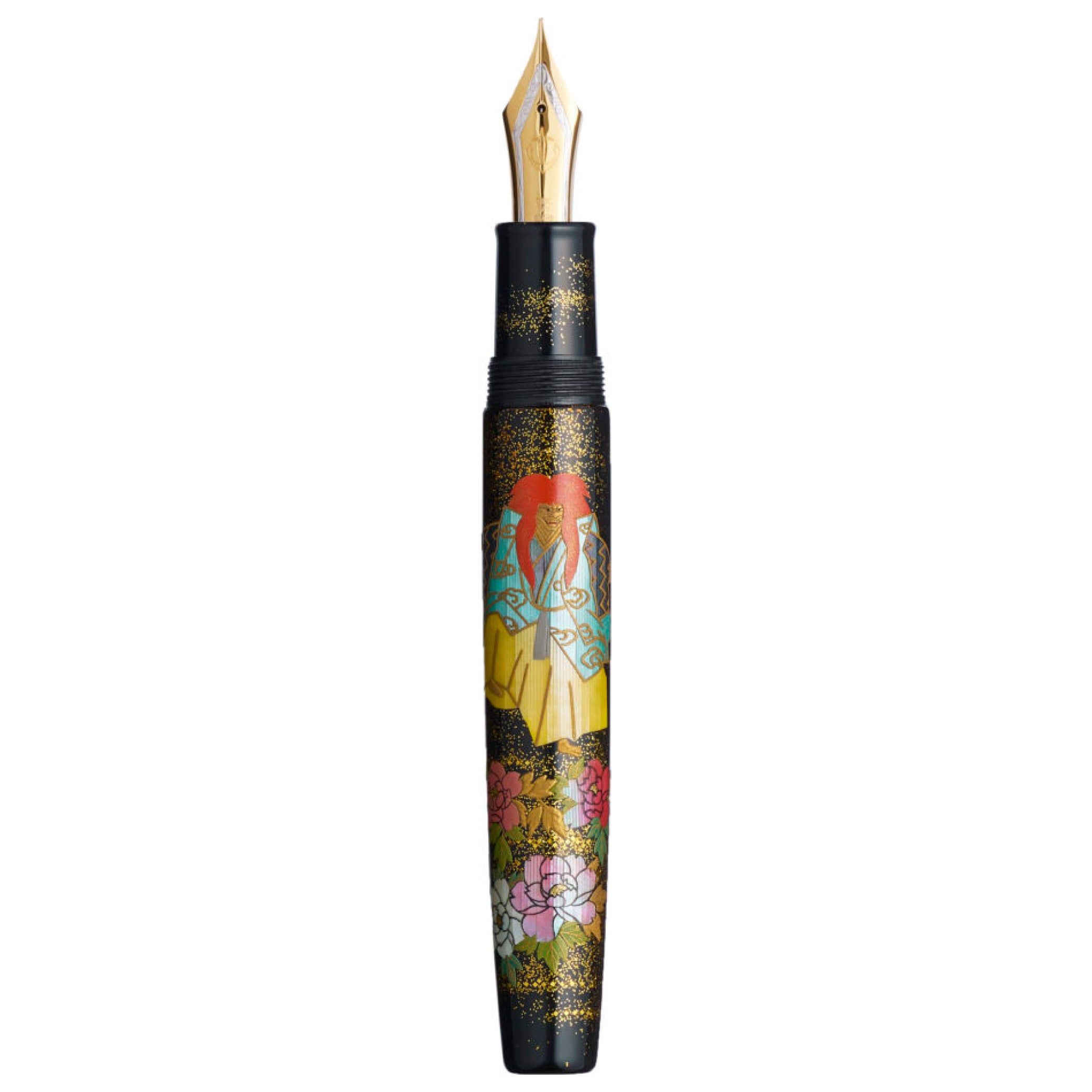 King of Pen Noh 'Shakkyo' Le Maki-e By Isshu Tamura Fountain Pen