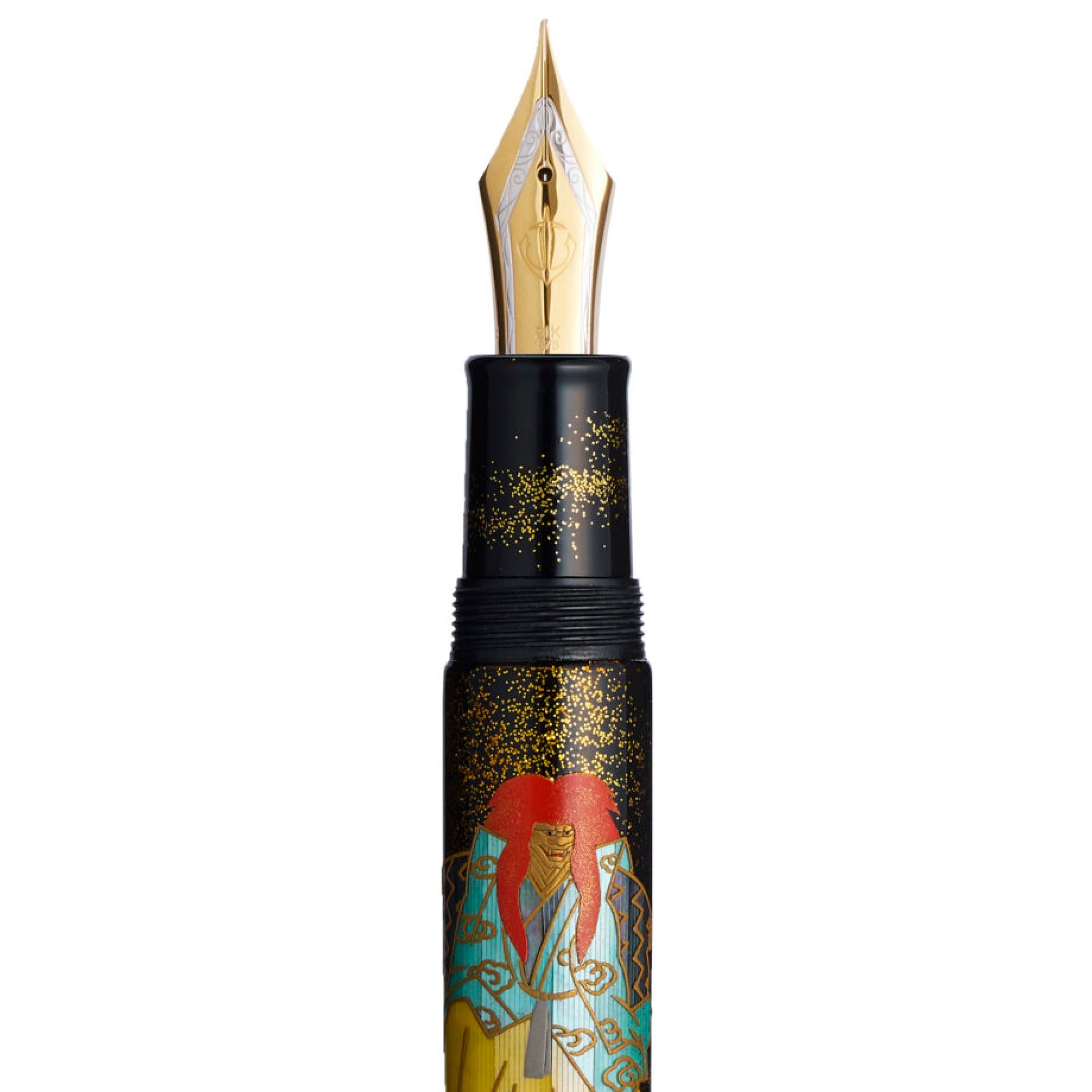 King of Pen Noh 'Shakkyo' Le Maki-e By Isshu Tamura Fountain Pen