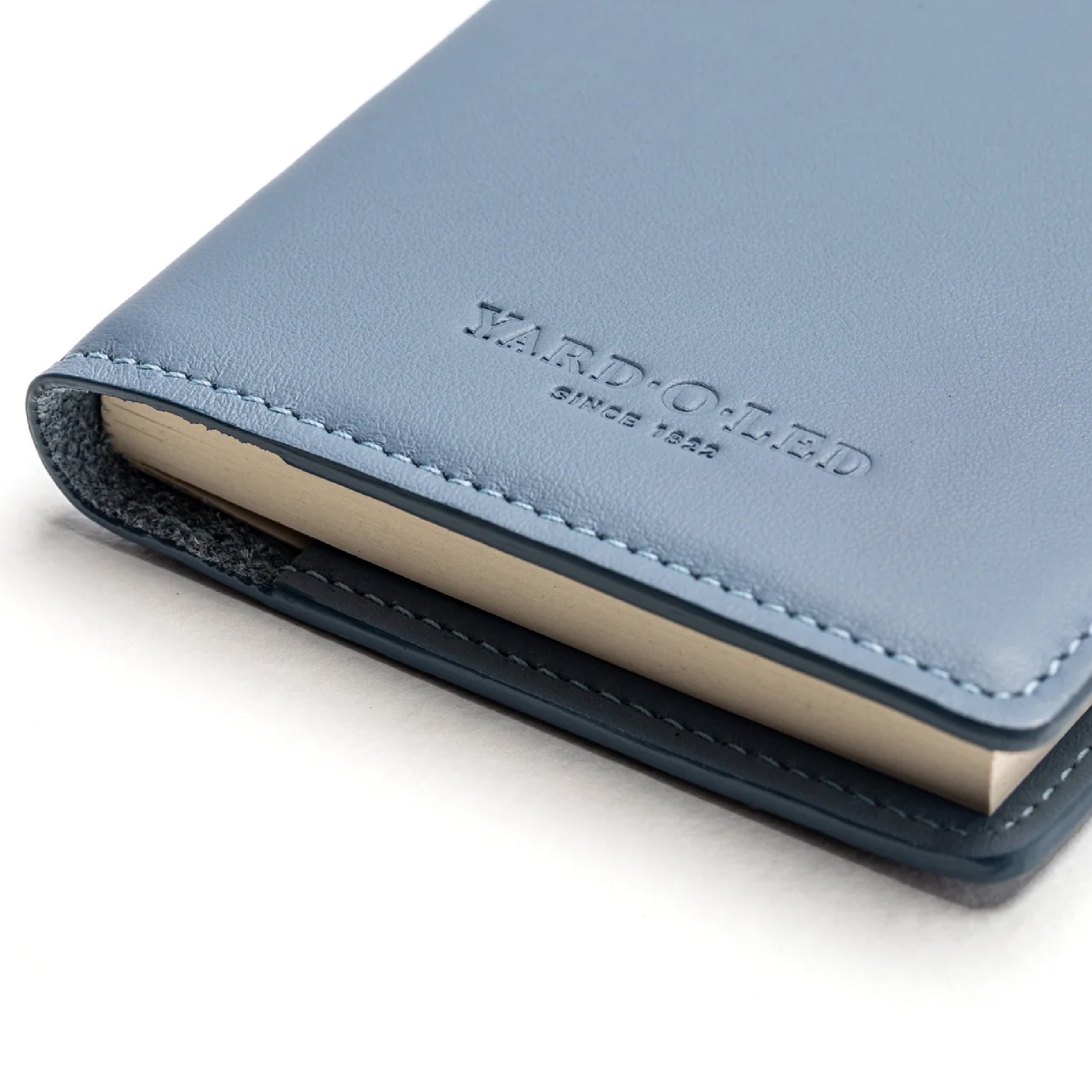 Mordan Refillable Sky Blue Leather Notebook