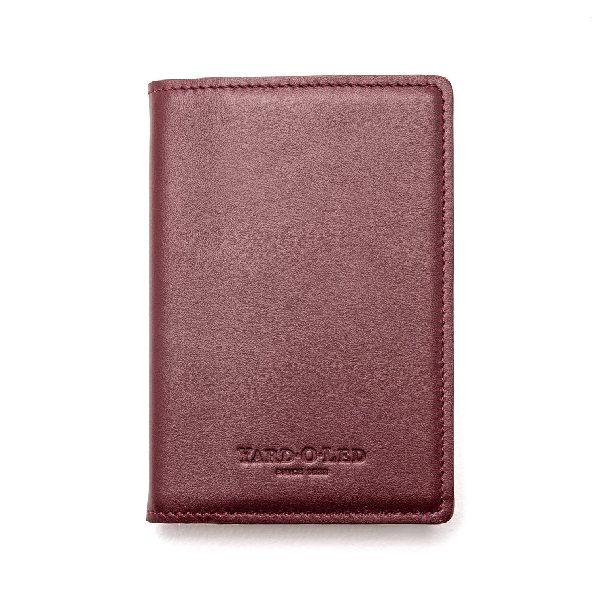 Mordan Refillable Maroon Red Leather Notebook