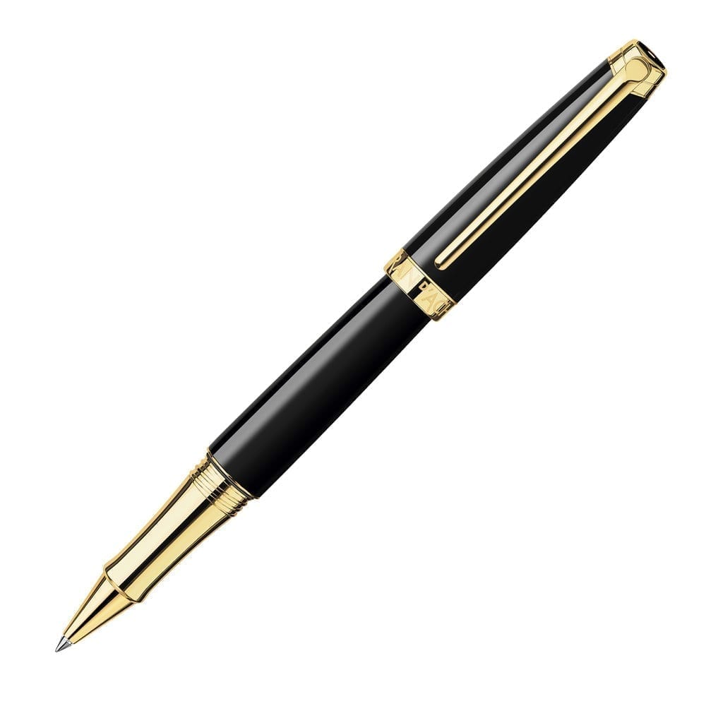 Leman Ebony Black Gold Rollerball